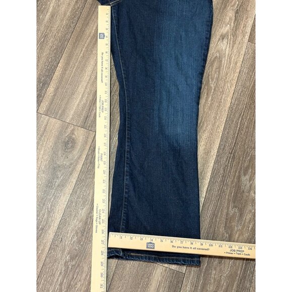 LEVI'S 550 RELAXED BOOT CUT WOMENS JEANS SIZE 14 SHORT 28.5IN WESTERN BOHO STRET - Picture 5 of 8